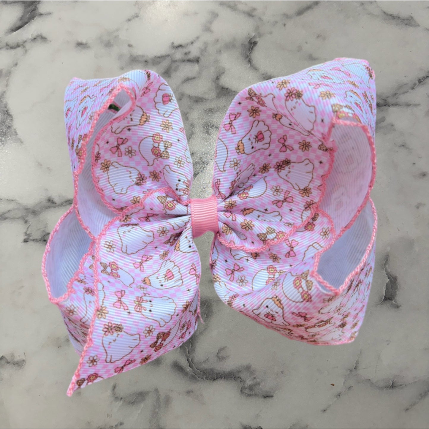 5” moonstitch ribbon bows